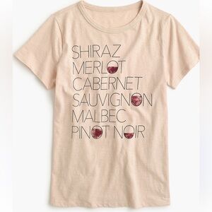 J. crew wine lover tee